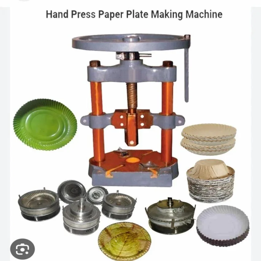 Manual Paper Plate Making Machine - Model 1